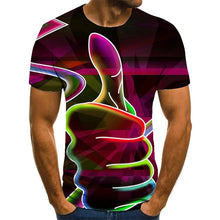 Load image into Gallery viewer, Summer 3D printing men&#39;s T-shirt clothes short sleeve T-shirt printed T casual cool O-neck T-shirt Male Fashion Tee Shirts
